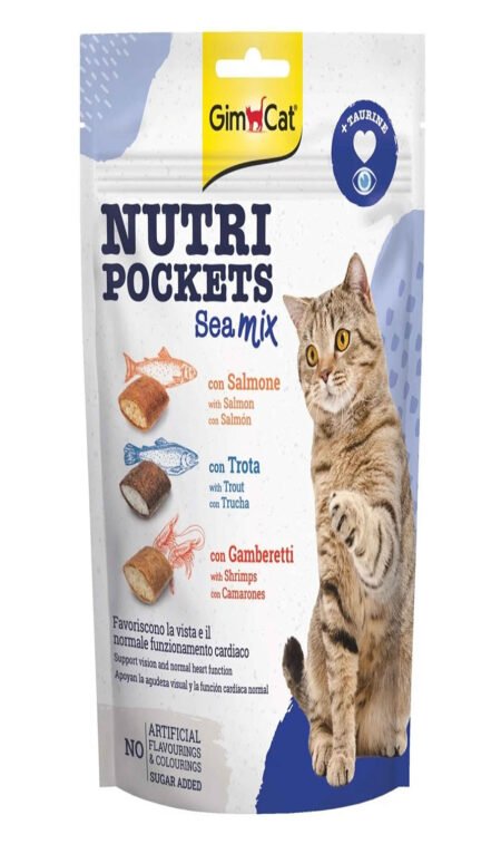 GimCat Nutripockets Kedi Ödülü Sea Mix 150Gr