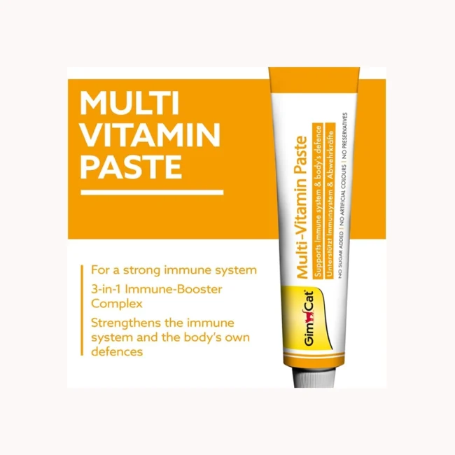 GimCat Multi Vitamin Paste İmmun Booster Complex