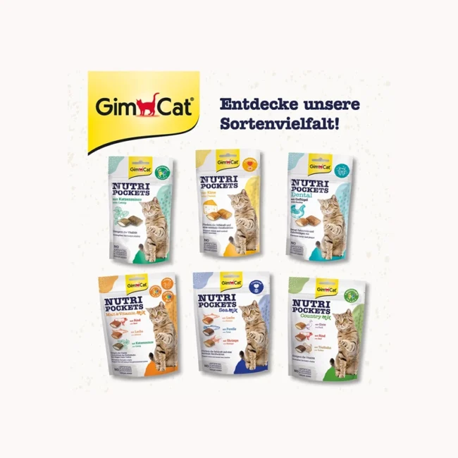 GimCat Nutri pockets Ton Balıklı 60gr Ödül Tableti